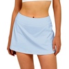 image:imageStelle Women Tennis Skirt High Waisted Athletic Golf Skorts with PocketsLight Blue