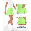 image:imageStelle Women Tennis Skirt High Waisted Athletic Golf Skorts with PocketsLime Green