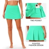 image:imageStelle Women Tennis Skirt High Waisted Athletic Golf Skorts with PocketsMint Green