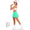 image:imageStelle Women Tennis Skirt High Waisted Athletic Golf Skorts with PocketsMint Green