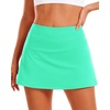 image:imageStelle Women Tennis Skirt High Waisted Athletic Golf Skorts with PocketsMint Green