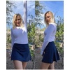 image:imageStelle Women Tennis Skirt High Waisted Athletic Golf Skorts with PocketsNavy