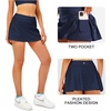 image:imageStelle Women Tennis Skirt High Waisted Athletic Golf Skorts with PocketsNavy