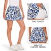 image:imageStelle Women Tennis Skirt High Waisted Athletic Golf Skorts with PocketsOcean Breeze