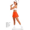 image:imageStelle Women Tennis Skirt High Waisted Athletic Golf Skorts with PocketsOrange