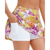 image:imageStelle Women Tennis Skirt High Waisted Athletic Golf Skorts with PocketsPastel Pickle
