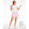 image:imageStelle Women Tennis Skirt High Waisted Athletic Golf Skorts with PocketsPastel Terrazzo