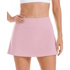 image:imageStelle Women Tennis Skirt High Waisted Athletic Golf Skorts with PocketsPink
