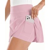 image:imageStelle Women Tennis Skirt High Waisted Athletic Golf Skorts with PocketsPink
