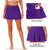 image:imageStelle Women Tennis Skirt High Waisted Athletic Golf Skorts with PocketsPurple