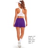image:imageStelle Women Tennis Skirt High Waisted Athletic Golf Skorts with PocketsPurple