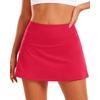image:imageStelle Women Tennis Skirt High Waisted Athletic Golf Skorts with PocketsRaspberry