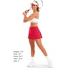 image:imageStelle Women Tennis Skirt High Waisted Athletic Golf Skorts with PocketsRaspberry
