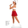 image:imageStelle Women Tennis Skirt High Waisted Athletic Golf Skorts with PocketsRed