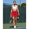 image:imageStelle Women Tennis Skirt High Waisted Athletic Golf Skorts with PocketsRed