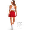 image:imageStelle Women Tennis Skirt High Waisted Athletic Golf Skorts with PocketsRed
