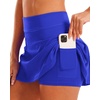image:imageStelle Women Tennis Skirt High Waisted Athletic Golf Skorts with PocketsRoyal Blue