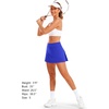 image:imageStelle Women Tennis Skirt High Waisted Athletic Golf Skorts with PocketsRoyal Blue