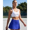 image:imageStelle Women Tennis Skirt High Waisted Athletic Golf Skorts with PocketsSapphire