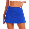 image:imageStelle Women Tennis Skirt High Waisted Athletic Golf Skorts with PocketsSapphire