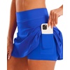 image:imageStelle Women Tennis Skirt High Waisted Athletic Golf Skorts with PocketsSapphire