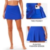 image:imageStelle Women Tennis Skirt High Waisted Athletic Golf Skorts with PocketsSapphire