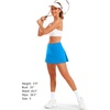 image:imageStelle Women Tennis Skirt High Waisted Athletic Golf Skorts with PocketsSmurf Blue