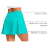 image:imageStelle Women Tennis Skirt High Waisted Athletic Golf Skorts with PocketsTurquoise