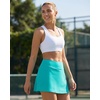 image:imageStelle Women Tennis Skirt High Waisted Athletic Golf Skorts with PocketsTurquoise