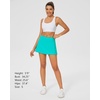 image:imageStelle Women Tennis Skirt High Waisted Athletic Golf Skorts with PocketsTurquoise