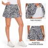 image:imageStelle Women Tennis Skirt High Waisted Athletic Golf Skorts with PocketsWavy Ink