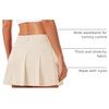 image:imageStelle Women Tennis Skirt High Waisted Athletic Golf Skorts with PocketsWhite Beige