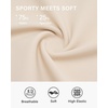 image:imageStelle Women Tennis Skirt High Waisted Athletic Golf Skorts with PocketsWhite Beige