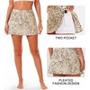 image:imageStelle Women Tennis Skirt High Waisted Athletic Golf Skorts with PocketsWhite Cheetah