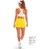 image:imageStelle Women Tennis Skirt High Waisted Athletic Golf Skorts with PocketsYellow