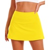 image:imageStelle Women Tennis Skirt High Waisted Athletic Golf Skorts with PocketsYellow