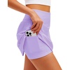 image:imageStelle Womens ALine Tennis Skort with Built in Shorts for Golf SportsLilac