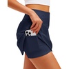 image:imageStelle Womens ALine Tennis Skort with Built in Shorts for Golf SportsNavy