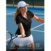 image:imageStelle Womens Golf Polo Shirts V Neck UPF50 Quick Dry Business Casual TopsBlack