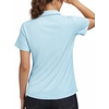 image:imageStelle Womens Golf Polo Shirts V Neck UPF50 Quick Dry Business Casual TopsLight Blue