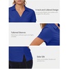 image:imageStelle Womens Golf Polo Shirts V Neck UPF50 Quick Dry Business Casual TopsRoyal Blue