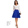 image:imageStelle Womens Knee Length Flared Skirt for Casual Office Travel WearCobalt Blue