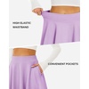 image:imageStelle Womens Knee Length Flared Skirt for Casual Office Travel WearLilac