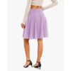 image:imageStelle Womens Knee Length Flared Skirt for Casual Office Travel WearLilac