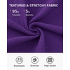 image:imageStelle Womens Knee Length Flared Skirt for Casual Office Travel WearPurple