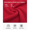 image:imageStelle Womens Knee Length Flared Skirt for Casual Office Travel WearRed