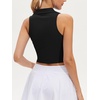 image:imageStelle Womens Sleeveless Golf Polo Shirt UPF50 Quick Dry Cropped Tank TopBlack
