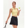 image:imageStelle Womens Sleeveless Golf Polo Shirt UPF50 Quick Dry Cropped Tank TopLemon Butter