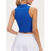 image:imageStelle Womens Sleeveless Golf Polo Shirt UPF50 Quick Dry Cropped Tank TopSapphire