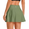 image:imageStelle Womens Tennis Golf Skirts High Waisted Athletic Skorts with PocketsArmy Green